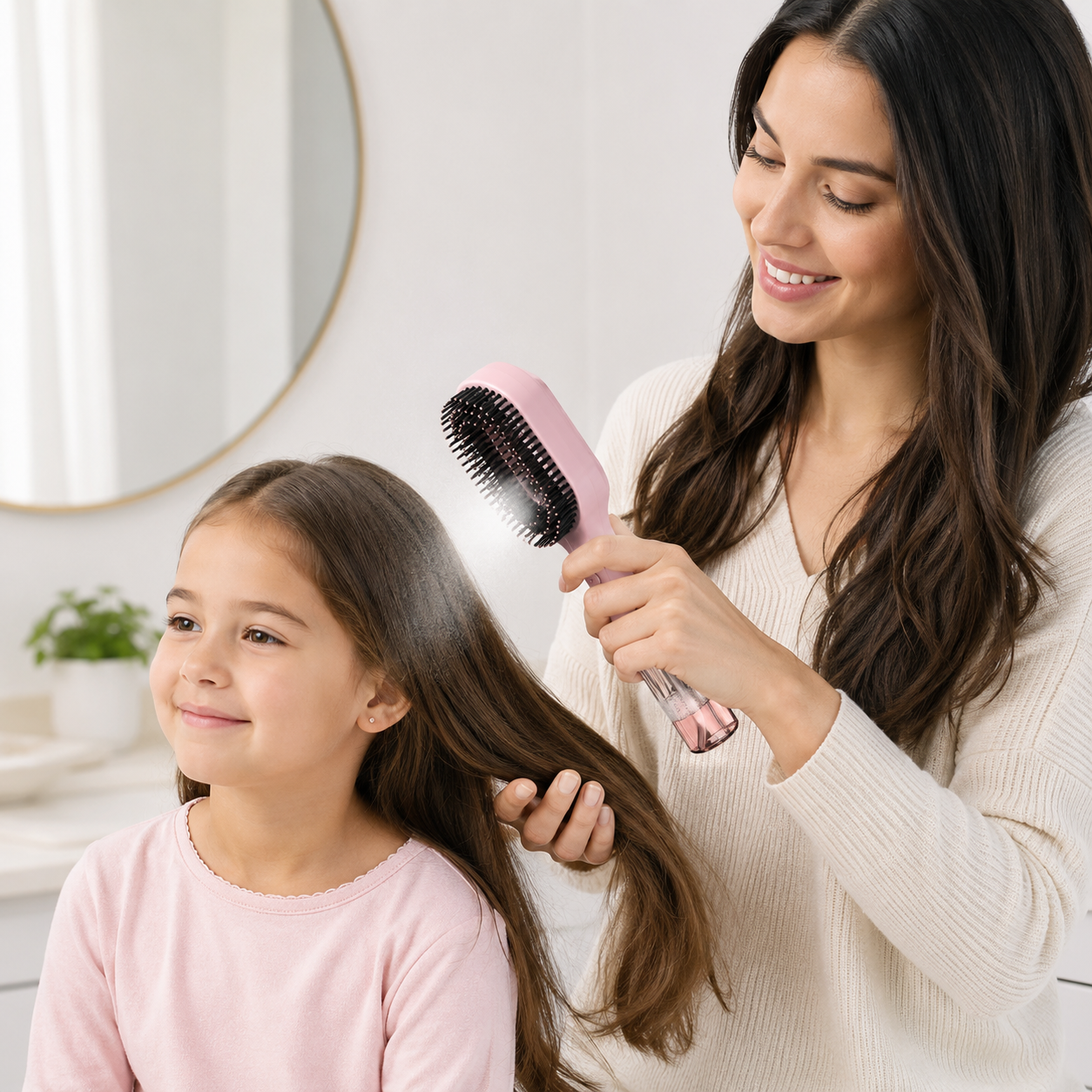SprayBrush™  - 2-in-1 Anti-Frizz Hair Brush